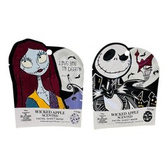 Disney Nightmare Before Xmas Sally And Jack Skellington Facial Sheet Masks