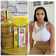 Lumine Gold Extra Whitening Body Lotion 400ml And Soap 135g