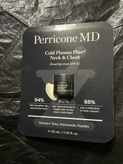NEW Perricone MD Cold Plasma Plus+ Neck & Chest Broad Spectrum SPF 25 1 Oz