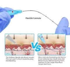 5-50PCS Disposable 18G 22G 23G 25G 27G Micro Cannula with Puncture Fillers US