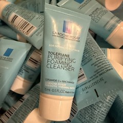 21-La Roche Posay Toleriane Purifying Foaming Facial Cleanser Travel Sz 0.5 floz