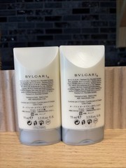 Bvlgari Eau Parfumée Au the Blanc Body Lotion 2.5oz Set of 2 Vintage NOS Travel