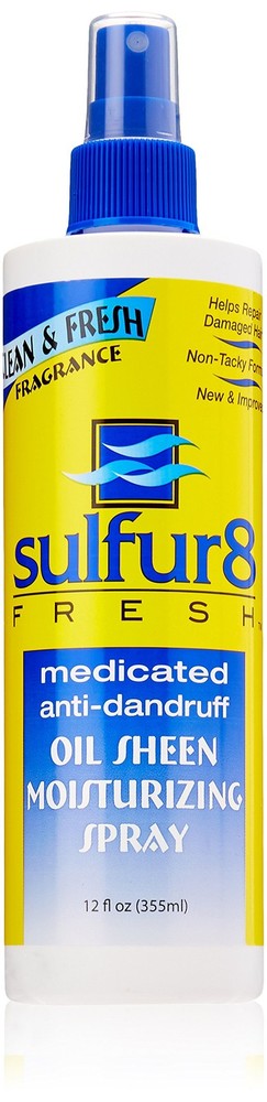 Sulfur 8 Fresh Oil Sheen Medicated 12 Fl Oz (Pack of 1), B003VFYANY