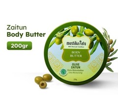 Mustika Ratu, Body Butter, 200g, Olive Zaitun (Pack of 1)