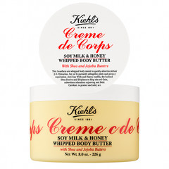 Kiehl&rsquo;s Creme de Corps Soy Milk & Honey Whipped Body Butter 8 oz/226g New Sealed