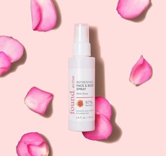 Found Active Refreshing Multitasking Face & Body Spray with Rose Instantly…