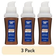(3 pack) Equate Wrinkle Correcting Serum for Face Care to Reduce the Appearance