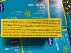 6-Pack Dermisa Brightening Bar Soap W/Kojic Acid 3oz Brightens Maximum Lightenin