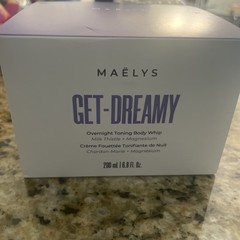 Maelys Get-Dreamy Overnight Toning Body Whip 6.8oz. Cellulite Cream Tighten Skin
