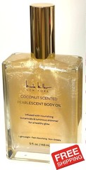 Pearlescent Body Oil – Coconut Scented – by Nikole Miller for a healthy glow