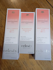 Celesty Beauty Care Mask/Sunscreen Lot of 3 NIB