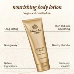 Kuumba Made Egyptian Musk Body Lotion, Hydrating Daily 6.75 Ounce (Pack of 1)