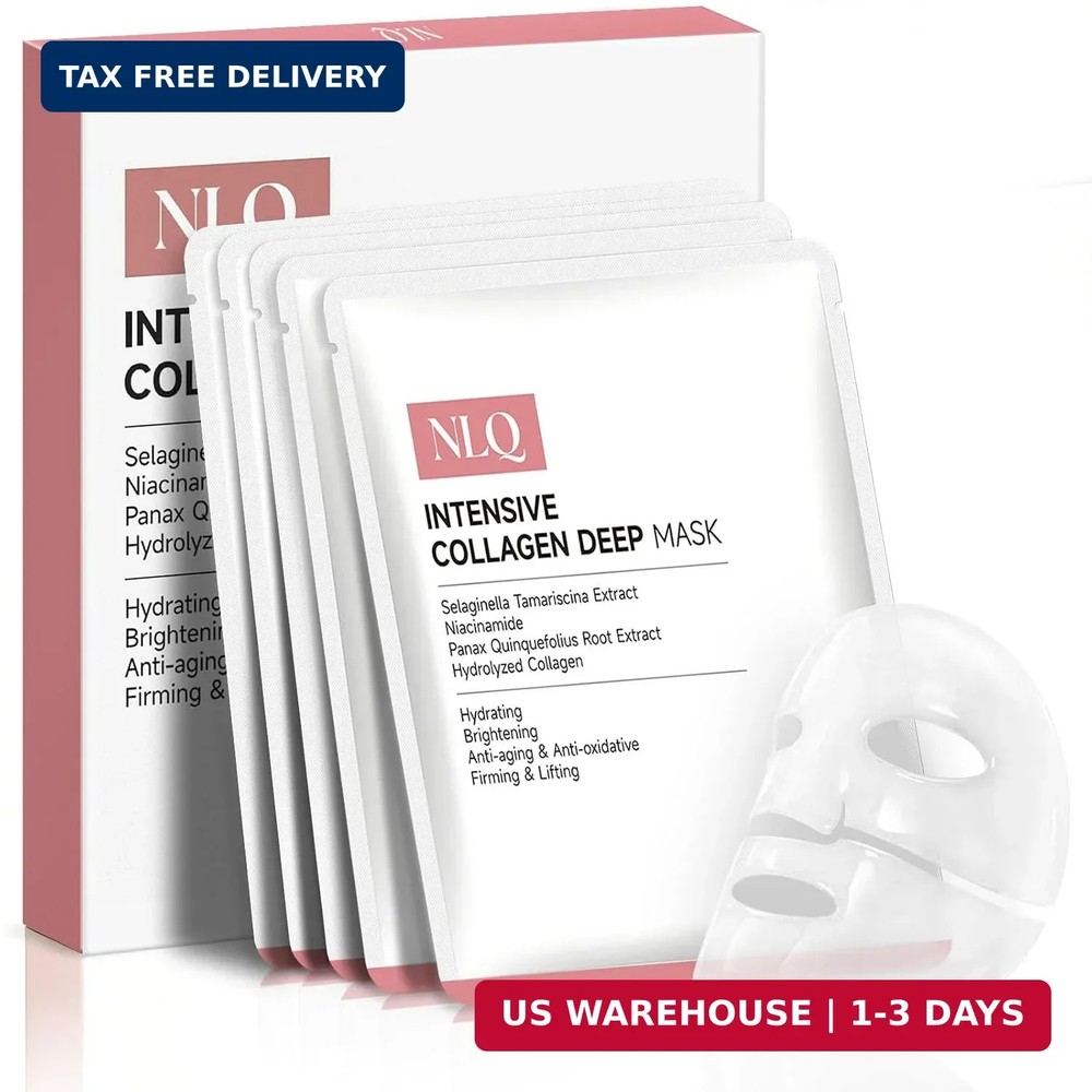 Collagen Face Mask Overnight Hydrogel Deep Mask Glass Skin Intensive Hydrating