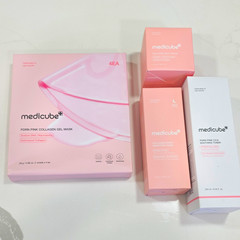 medicube PDRN Pink Collagen Set – Gel Mask, Cica Toner, Jelly Cream 50ml