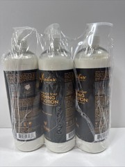 3 Shea Moisture African Black Soap Soothing Body Lotion 16 oz New W/Pump