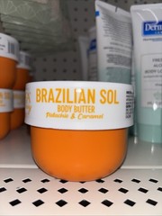 Spa Luxury Brazilian Sol Body Butter Pistachio & Caramel Creamy Lotion 6 oz New.
