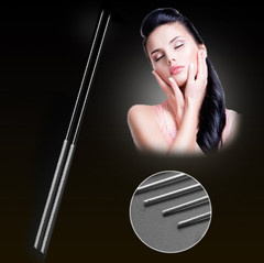 Replacement Pins 5 Packs Silver Pins Tips 0.2×25mm (Fine Pin) Use for Plasma Pen