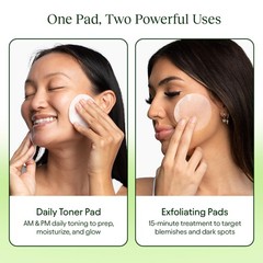 Korean Toner Pads for Dark Spots, Wrinkles & Dull Skin – Hydrating Facial Treatm
