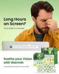 16 Packs Green Tea Steam Eye Masks – Warm Compress for Dry Eyes, Puffy Eyes Reli