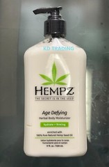 HEMPZ 100% Pure Natural Hemp AGE DEFYING Hydrate Firming HERBAL BODY MOISTURIZER