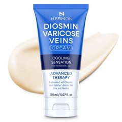 Hermon Diosmin Legs Gel Cream – Natural Botanical Moisturizer for Smooth, Nou…