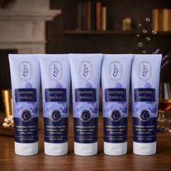 Bath & Body Works – Lavender + Vanilla Moisturizing Body Wash 10 oz [5 Pack]