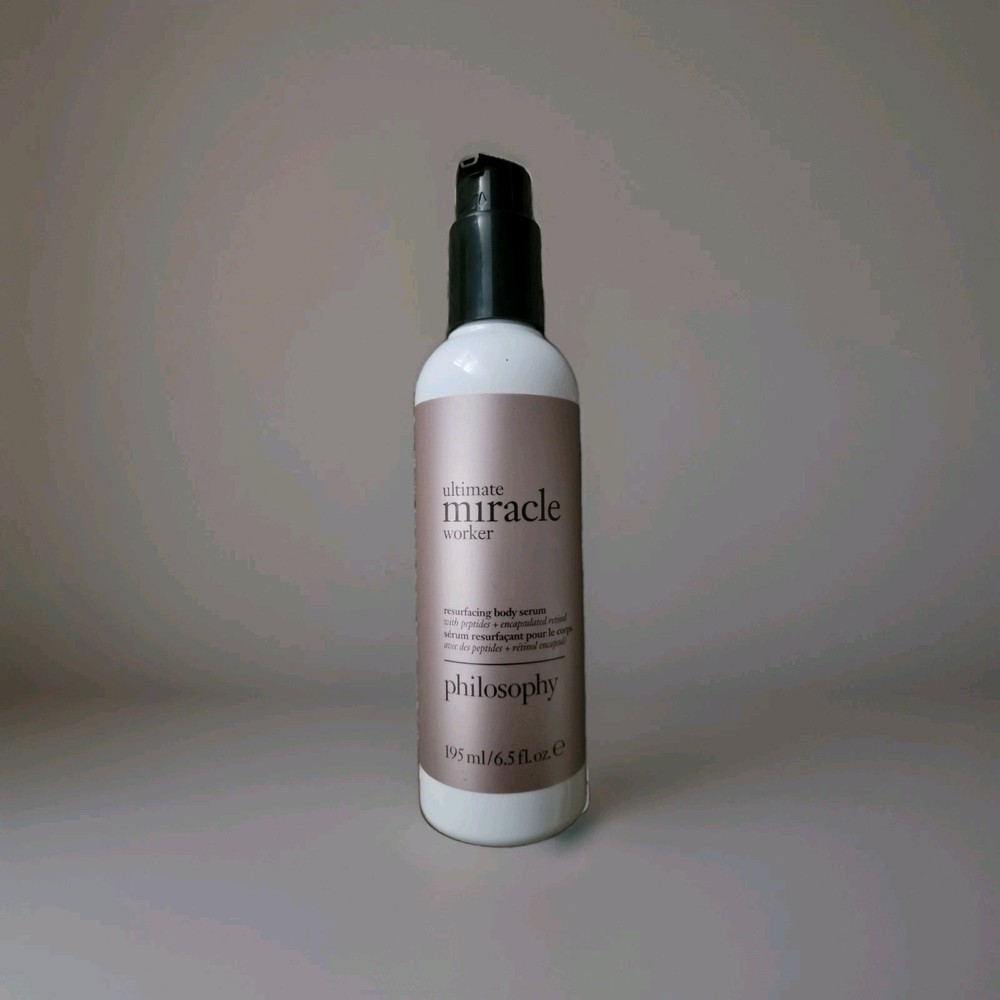 Philosophy Ultimate Miracle Worker Resurfacing Peptides Retinol Body Serum 6.5oz