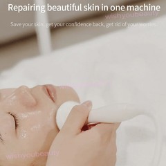 Facial Spa CO2 Bubble Oxygen Beauty Machine Gel Illuminate Exfoliate Pods Kit