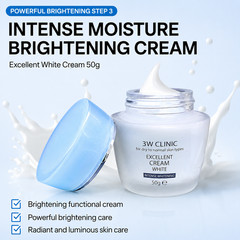 3W CLINIC Excellent White Brightening Skin Care Set + 2 Deluxe Samples K-Beauty