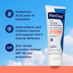 Oil Control Moisturizer, 17% Zinc Oxide, SPF 30, 1.7 oz | Daily Moisturizer w…