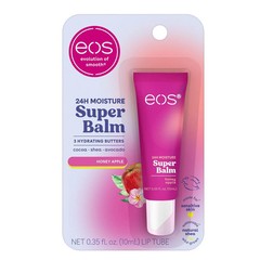 eos 24H Moisture Super Balm – Honey Apple, Day or Night Lip Treatment, Made for