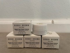 5 Bobbi Brown Extra Repair EYE Cream INTENSE Sample Size Lot 15 ml total Boxed