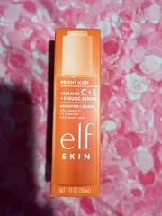 e.l.f. Bright Icon Vitamin C+E + Ferulic Brightening Face Serum 1 fl oz no seals