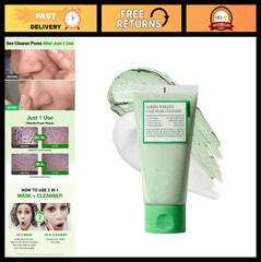 Deep Cleansing Clay Mask & Cleanser for Oily Skin, Blackhead Control, 4.05 fl oz
