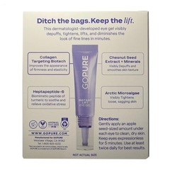 [Go Pure] Instant Lift Eye Gel NEW PRODUCT Depuffs Tightens Lifts 0.34 Oz NIB