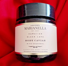 Jaboneria MARIANELLA Hawaiian Black Lava BODY CAVIAR Scrub 7.25oz NEW