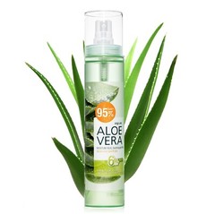 California grown Aloe Vera Moisture Soothing Gel Mist 4.23 Fl oz., 95%, K-Beauty