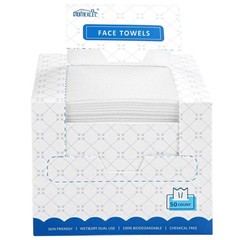 HOMEXCEL Face Towels, Disposable Towelette, 1 Count (Pack of 50)