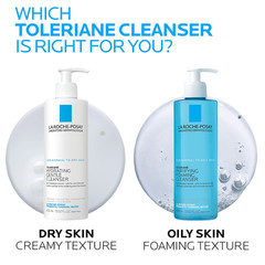 Toleriane Purifying Foaming Facial Cleanser, Niacinamide + Ceramides + Prebiotic
