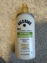 Gold Bond Restoring Hydrating Lotion Vitamin C Green Tea 13 oz. New!