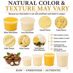 African Shea Butter 16 oz. Yellow Raw Shea Butter Bulk Natural Organic Unrefined