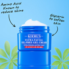 Kiehl&rsquo;s Ultra Facial Oil-Free Moisturizer 1.7 oz 50 mL Refillable Gel Cooling