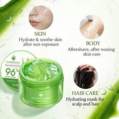 Aloe Vera Gel Made within 12 Hours of Harvest with 96% Pure Organic Aloe Vera…