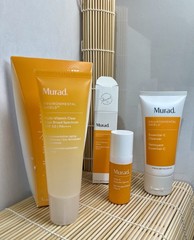 Murad Environmental Shield Skin Care Set – Cleanser, Serum, Sunscreen SPF 50 NEW