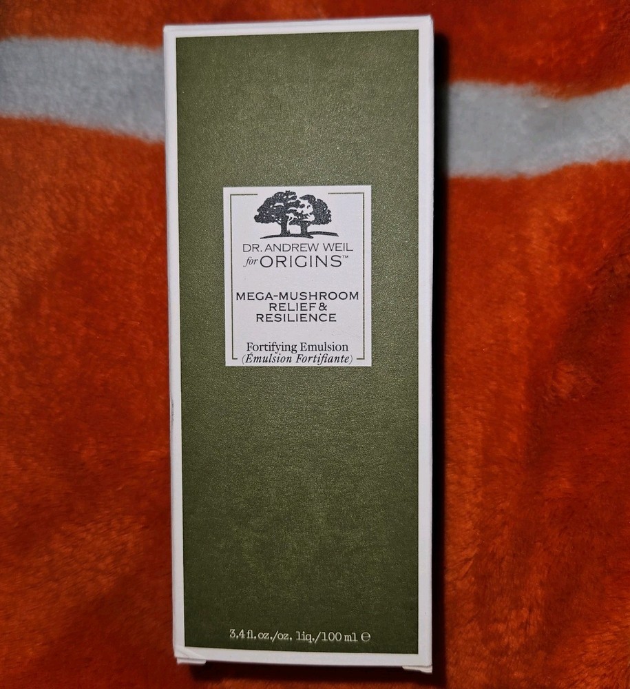 Origins Dr. Andrew Weil Mega-Mushroom Relief & Resilience Emulsion 3.4oz New