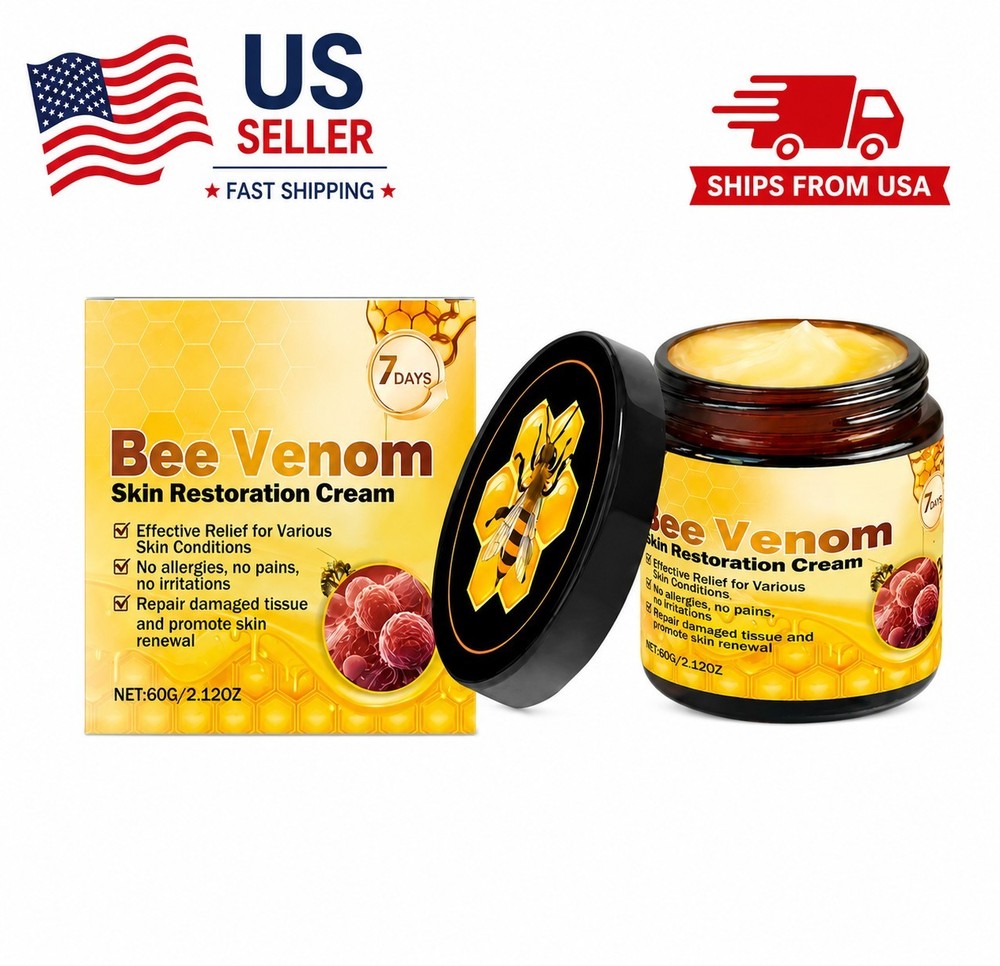 Bee Venom Skin Cream – Anti-Wrinkle, Rejuvenating, Firming Face Treatment.