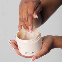 Minim LA Body Scrub 6.8 oz Vanilla Coconut Luxury Exfoliating Skincare New
