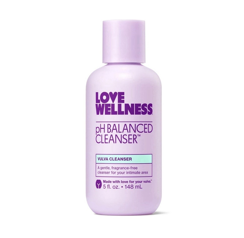 Love Wellness pH Balanced Cleanser Feminine Wash, 5 oz