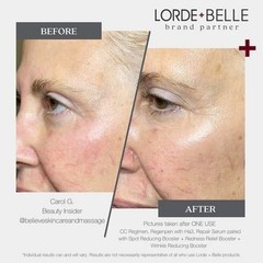 Lorde + Belle Redness Relief Booster 2g Serum Additive Niacinamide Aloe Vera USA