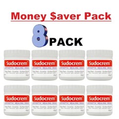8 x Sudocrem Antiseptic Healing Cream 125g Pack of 8
